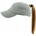 Ponycap Messy High Bun Ponytail Adjustable Solid Cotton Washed Baseball Cap Hat  eb-20718322